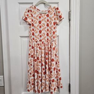 🍎 Dot Dot Smile Apple School Dress sz 8/10